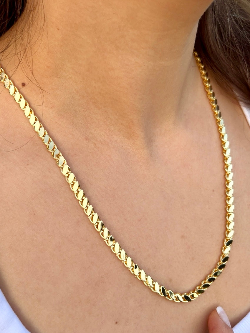 Arpa Kette 14K vergoldet