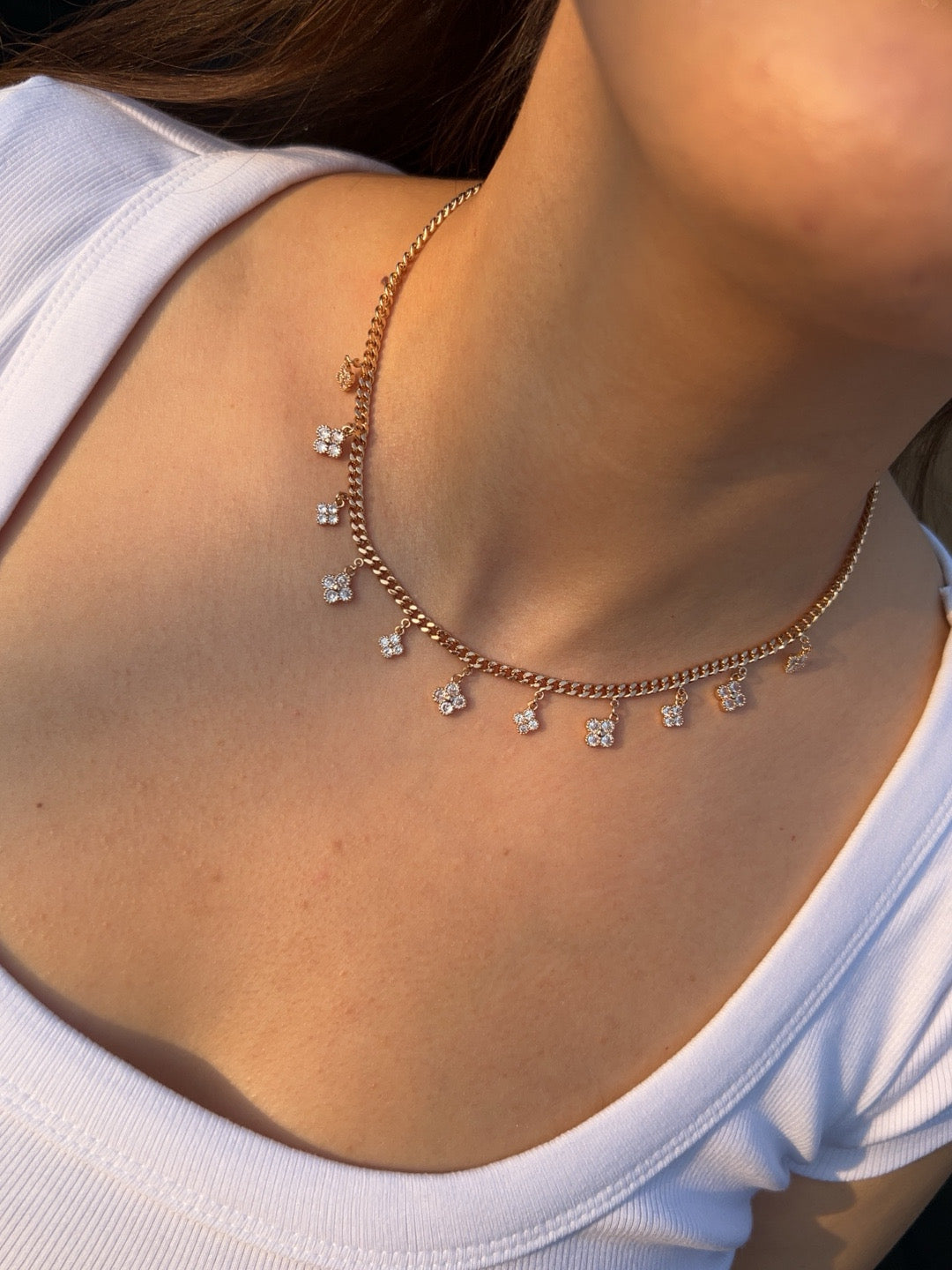 Fine Clover Kette