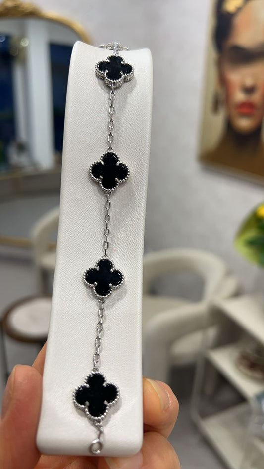 Siber Klee Armband Perlmutt NEU!!!