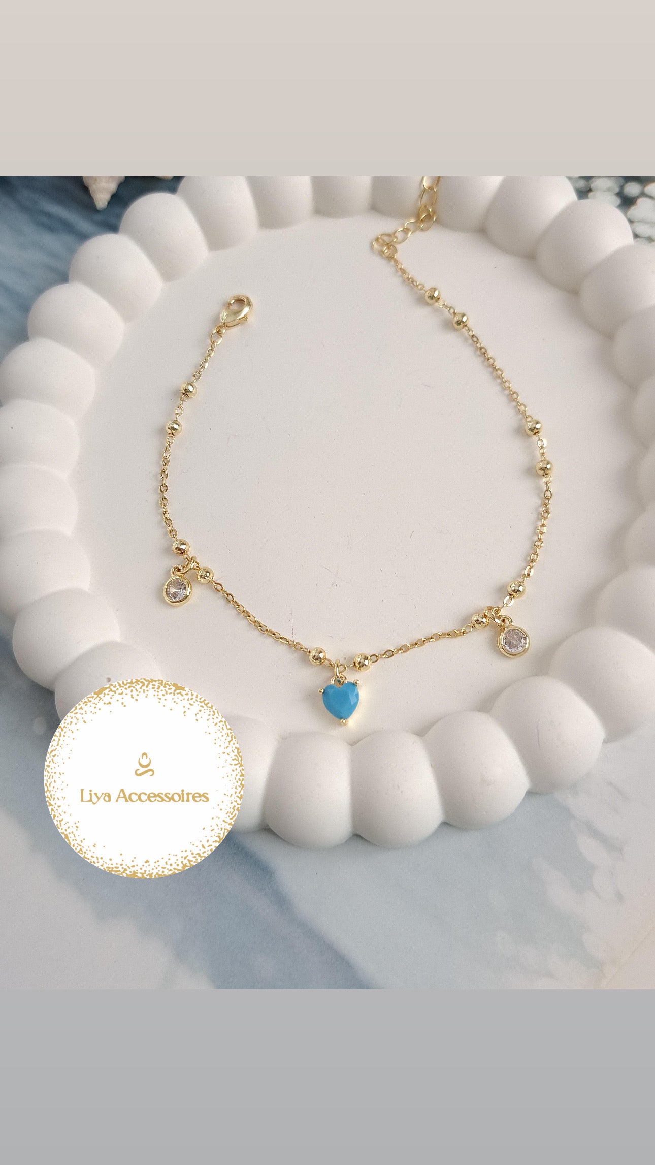 Herz Fußkette