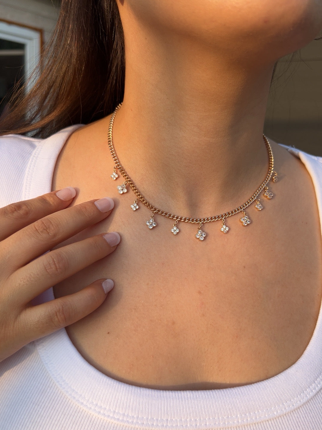 Fine Clover Kette