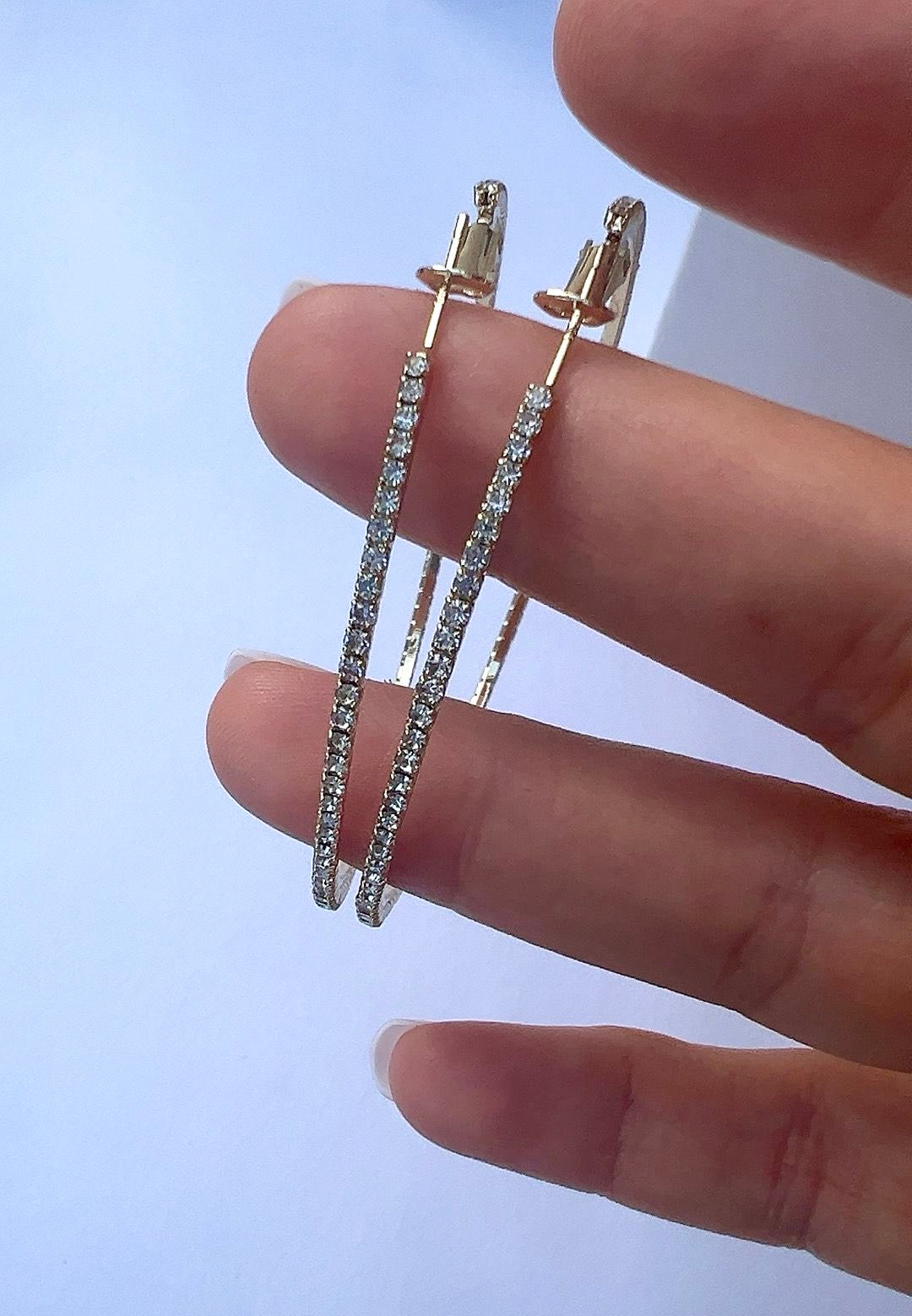 jlo Ohrringe 3.5cm, 4.5cm und 5.5cm
