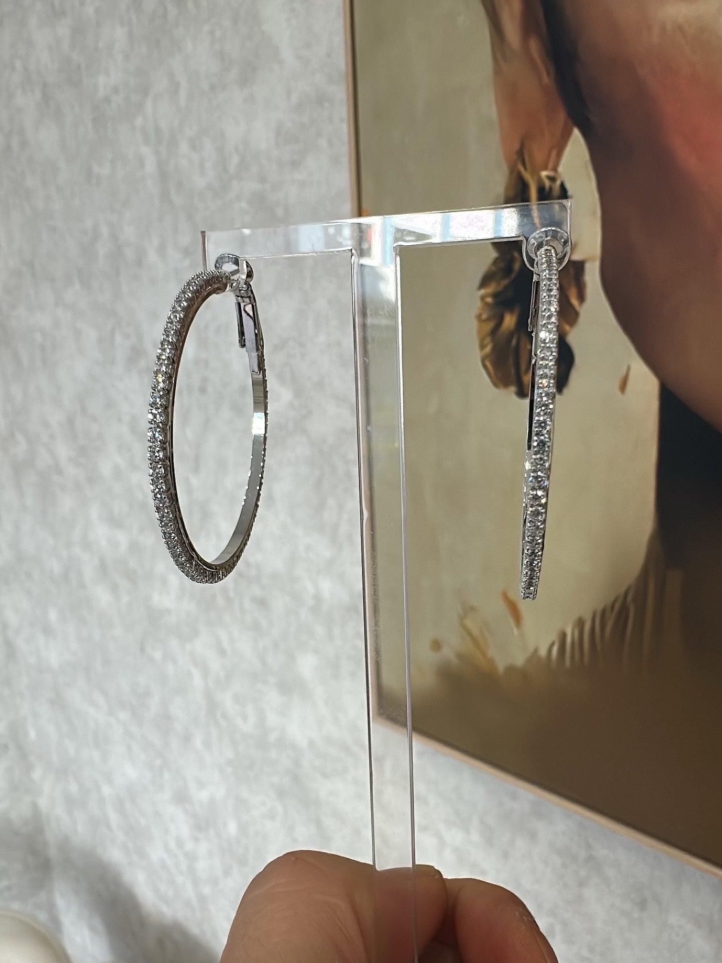 jlo Ohrringe 3.5cm, 4.5cm und 5.5cm