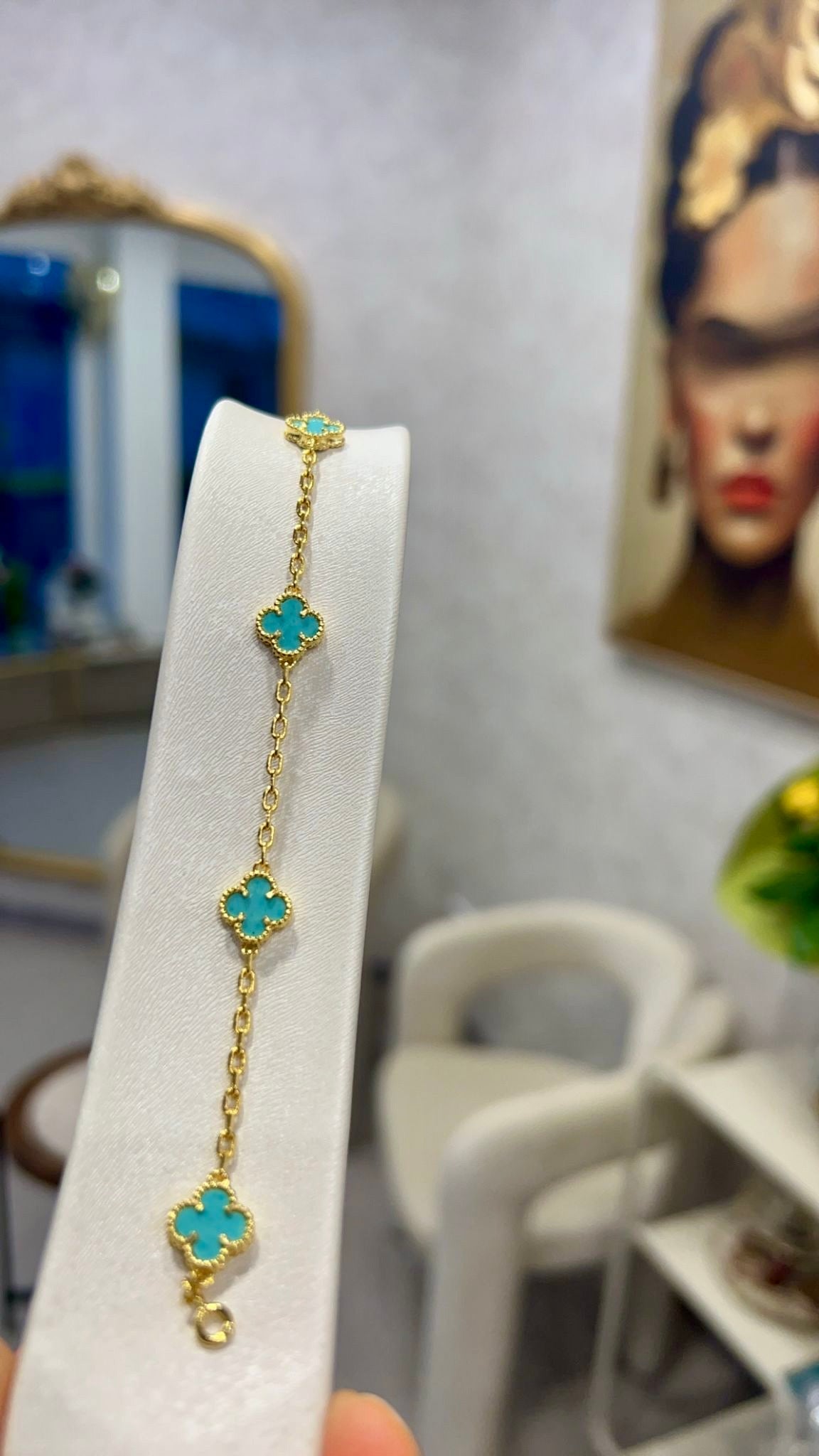 Tiny Klee Armband Gold