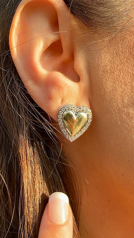 Golden Heart Ohrringe