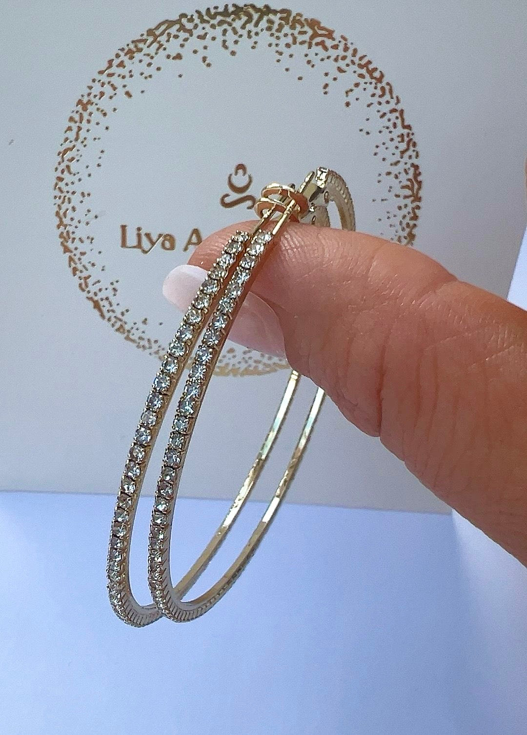 jlo Ohrringe 3.5cm, 4.5cm und 5.5cm