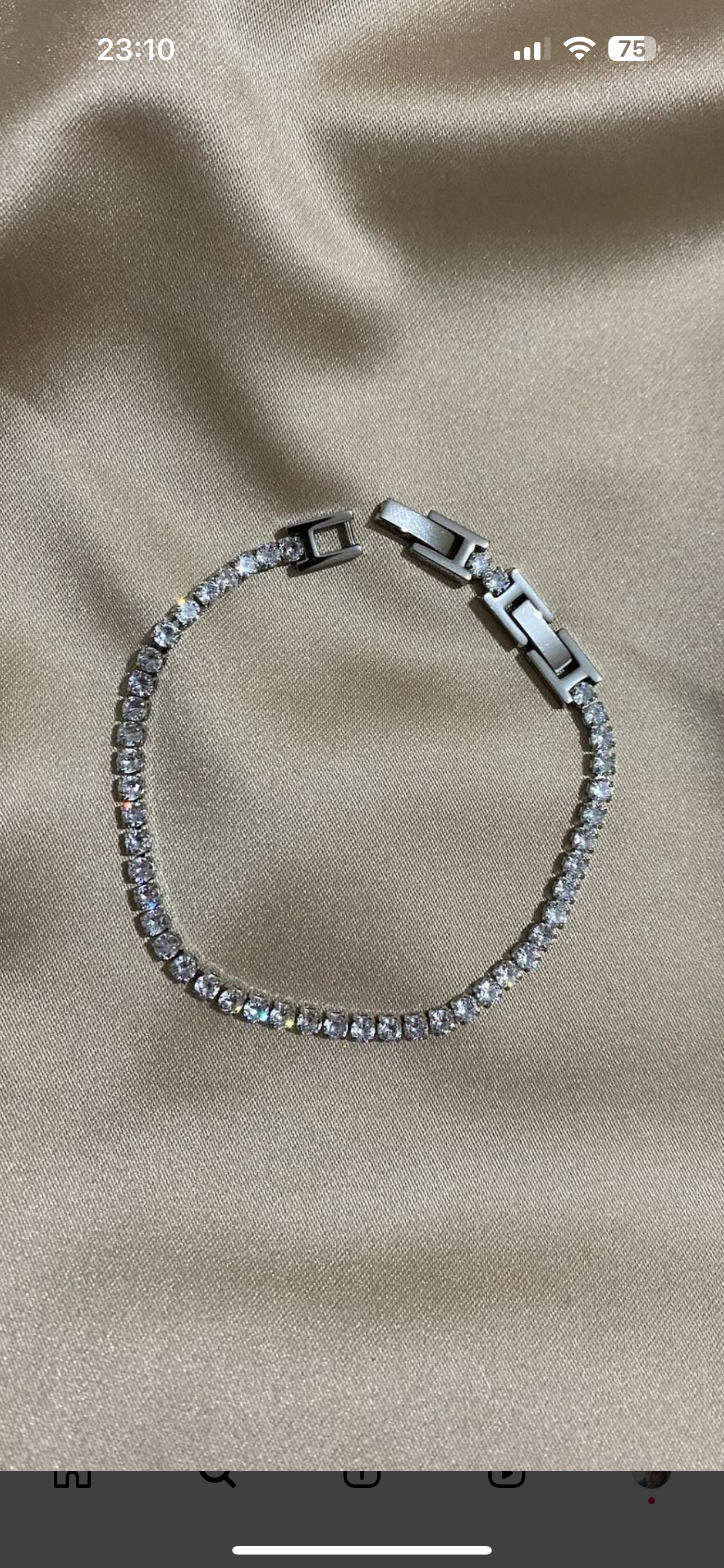 Tennis Armband 3mm Silber