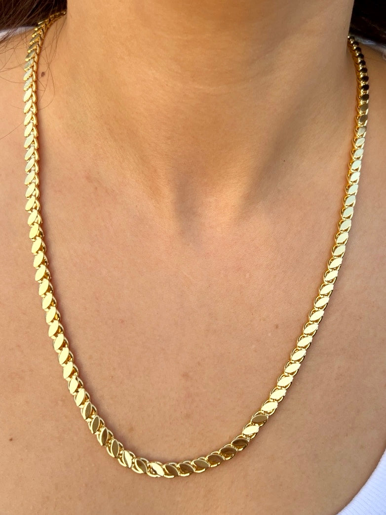 Arpa Kette 14K vergoldet