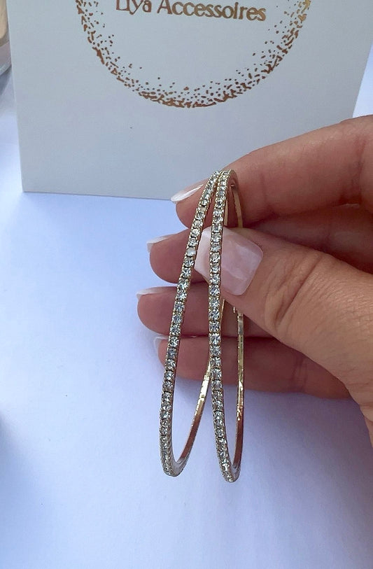 jlo Ohrringe 3.5cm, 4.5cm und 5.5cm