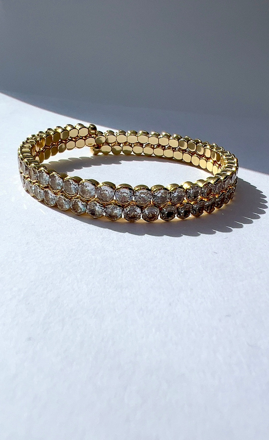 Twisted Tennis Armreif